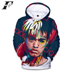 2018 rapper xxx tentacion cotton hoodies sweatshirts 3d hip hop singer xxxtentacion  uniform mens hoodies hip hop sweats