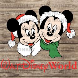 Retro Walt Disney World Christmas SVG Graphic Design File SVG EPS DXF PNG