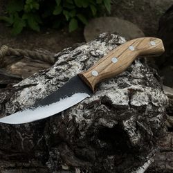 hand forge bushcraft knife. camping knife handmade. bushcraft knife. knife for the forester. camping tools. japanese kni