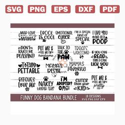 dog bandana svg, dog svg bundle, dog lover svg, dog quote svg, dog bundle svg, funny dog svg, dog shirt svg, animal love