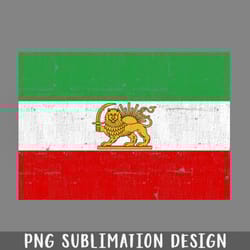 iran faded style flag design png download