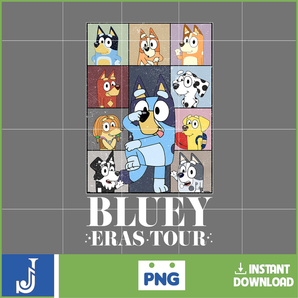 Bluey Eras Tour Png, Christmas Blue Family Png, Merry Bluemas 2023 Png, Christmas Cartoon Png, Christmas Png (13).jpg