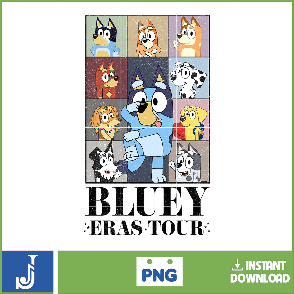 Bluey Eras Tour Png, Christmas Blue Family Png, Merry Bluemas 2023 Png, Christmas Cartoon Png, Christmas Png (14).jpg