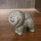 grey Chow chow figurine , statuette