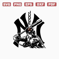aaron judge svg, instant download, digital files, png, pdf, dxf and svg