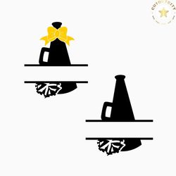 cheerleader svg, template, locker sign, cutting file, cheer bow svg, megaphone svg, cheer monogram, cricut, silhouette,