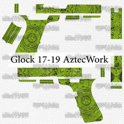 Glock 17-19 Aztec Mayan work G-001