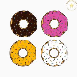 donut svg file/ donuts cut file/ doughnut svg/ donut cricut/ sprinkle donut svg/ sprinkle svg/ donut clipart/ donut clip