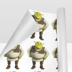 shrek gift wrapping paper 58"x 23" (1 roll)