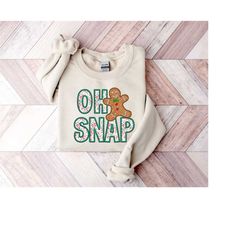 oh snap gingerbread sweatshirt