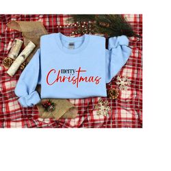 Merry Christmas Cross Shirt, Christian Christmas Shirt, Christmas Holiday Shirt, Christmas Family Trip, Christmas Sweats