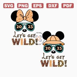 bundle 2023 let's get wild animal kingdom svg