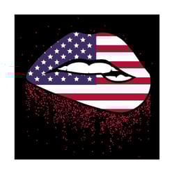 lips american, independence day svg, 4th of july, july 4th svg, lips clipart, lip svg, lips cutting file, sexy lip, patr