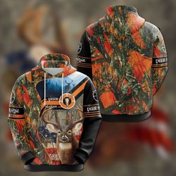 322thhht-deer hunting  3d over printed hoodie