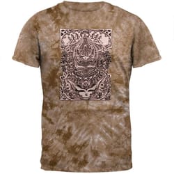grateful dead &8211 tan aiko tie dye t-shirt