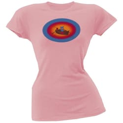 grateful dead &8211 terrapin & bear dinghy pink juniors t-shirt