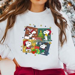 cute snoopy dog merry christmas holiday season gift for men women birthday gift unisex tshirt sweatshirt hoodie shirt
