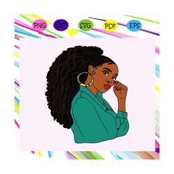 sadora svg, african american girl, black girl magic, afro queen svg, africanamerican svg, black power svg, black woman s