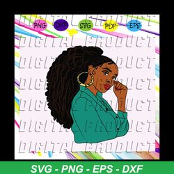 sadora svg, african american girl, black girl magic, afro queen svg, africanamerican svg, black power svg, black woman s