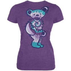 grateful dead &8211 tie dye bear juniors t-shirt