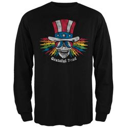 grateful dead &8211 uncle sam skull long sleeve t-shirt