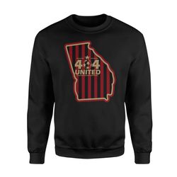 404 united atlanta soccer georgia map sweatshirt