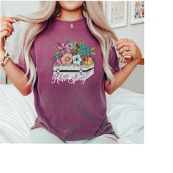 comfort colorshello spring flower safe shirt, spring lover shirt, easter shirt, summer t shirt, spring flowers shirt, sp
