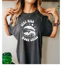 comfort colorsboho moon shirt, stay wild moon child shirt, boho shirts with sayings, celestial shirt, moon shirt, boho s
