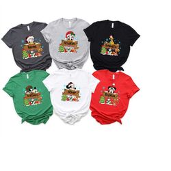 Personalized Mickey and Friends Disney Christmas Shirt, Mickey's Very Merry Christmas Party, Disney Family Christmas Mat