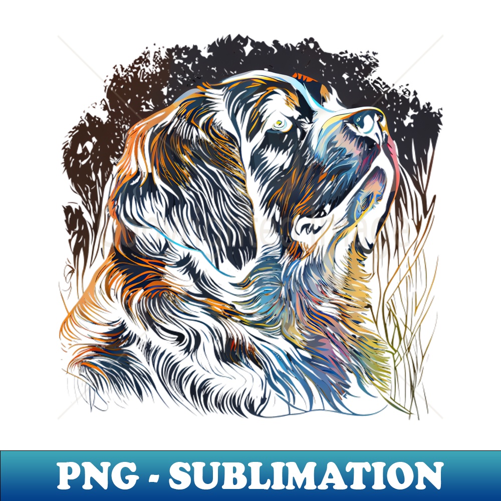 BC-20231107-5668_Retro Dog Design Saint Bernard Dog 5518.jpg