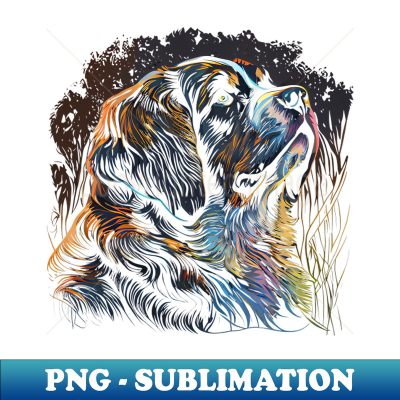 BC-20231107-5668_Retro Dog Design Saint Bernard Dog 5518.jpg