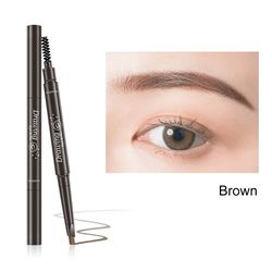 Professional Brow Pen With Eyebrow Brush Natural Eye Makeup Double Head Eyebrow Enhancers Pencil Tattoo Waterproof Long