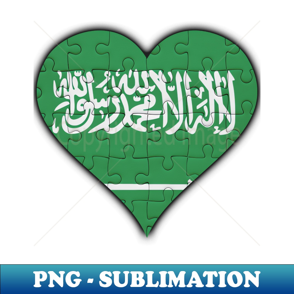 DX-20231107-7075_Saudi Arabian Jigsaw Puzzle Heart Design - Gift for Saudi Arabian With Saudi Arabia Roots 8963.jpg