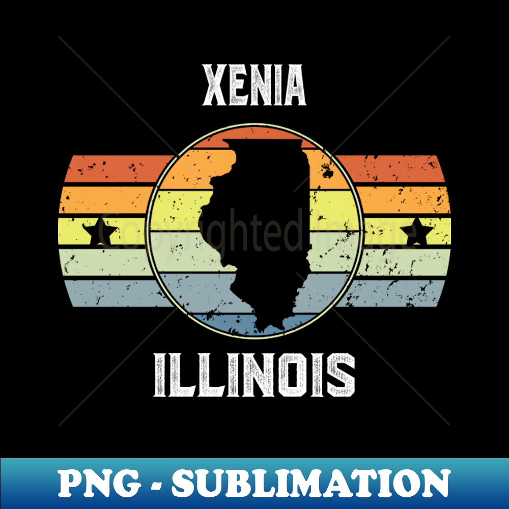 EV-20231107-13062_XENIA ILLINOIS Vintage Graphic t shirt - XENIA Cool Retro Hometown Pride t shirt - ILLINOIS Travel Culture Adventure Sport Team Family Gift sh