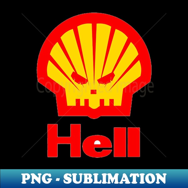 Shell Gas Parody Design - Aesthetic Sublimation Digital File | Inspire ...