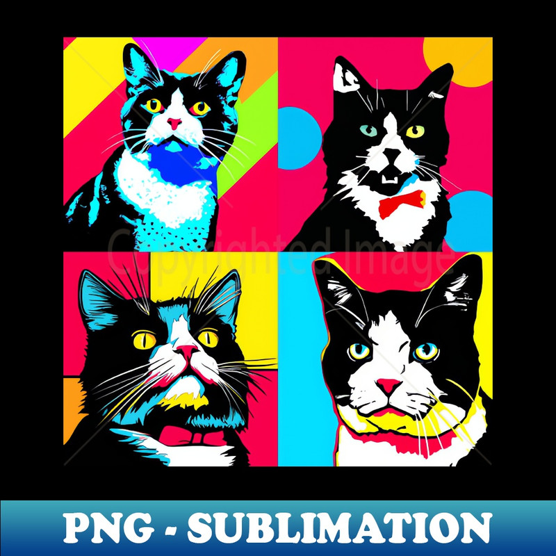 FF-20231107-11086_Tuxedo Cat Pop Art - Cat Lover Gift 9616.jpg