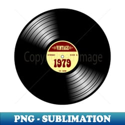 vintage vinyl 1979 - elegant sublimation png download - revolutionize your designs