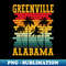 HV-20231107-5721_Retro Greenville Alabama AL Tropical Summer Palm Trees Alabama Southern Pride 4520.jpg