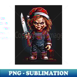 chucky christmas - aesthetic sublimation digital file - fashionable and fearless