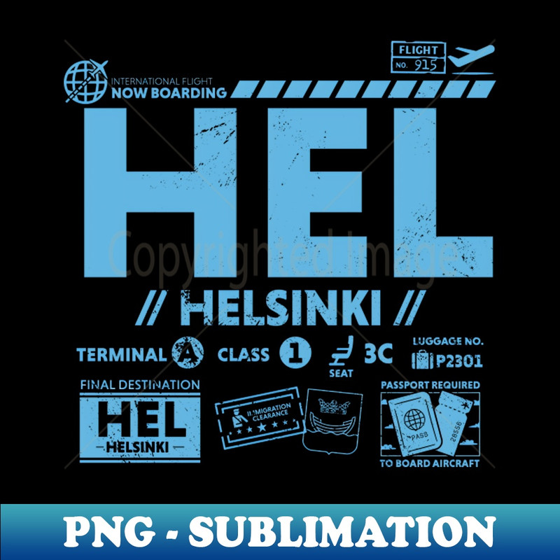 IU-20231107-11794_Vintage Helsinki HEL Airport Code Travel Day Retro Travel Tag Finland 6504.jpg