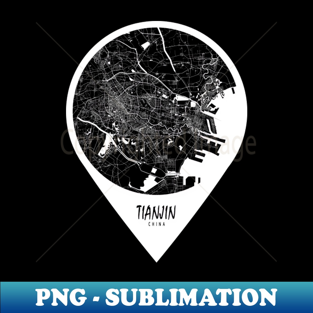 JN-20231107-10425_Tianjin China City Map - Travel Pin 1990.jpg
