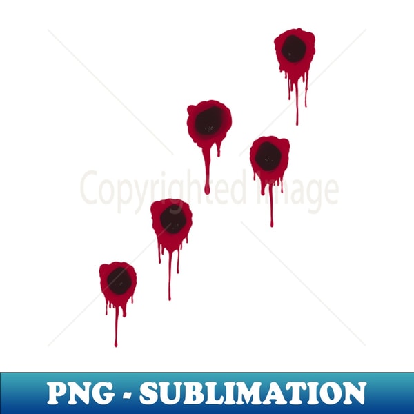 Bullet Wounds spray - PNG Transparent Sublimation Design - P - Inspire ...