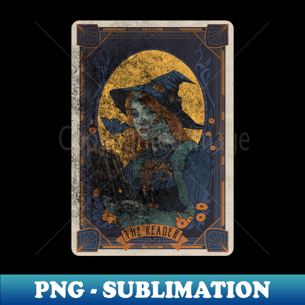 KG-20231107-10035_The Reader Distressed Witch Halloween Tarot Card 5982.jpg