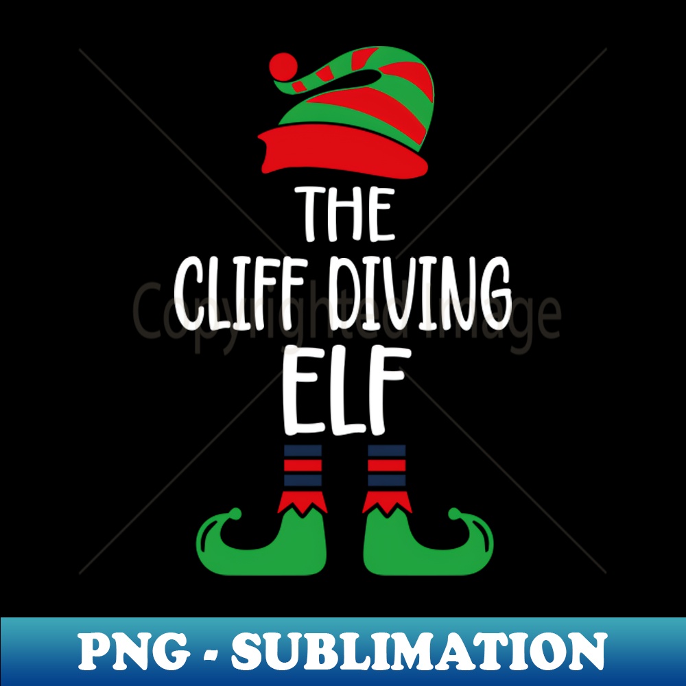 KN-20231107-9718_The Cliff Diving Elf Family Christmas 2022 Matching Pajamas Funny Elf 4416.jpg