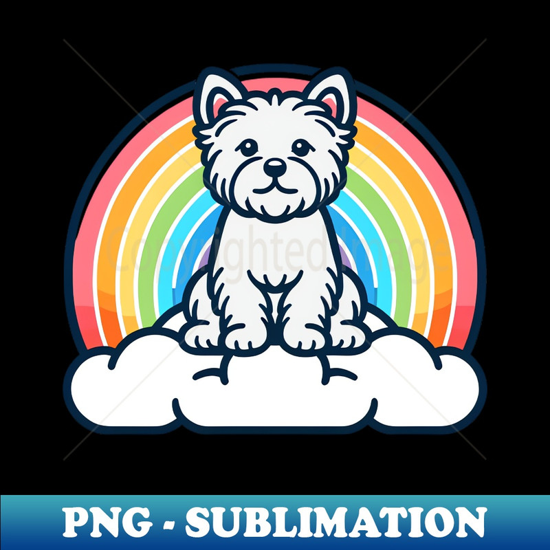KQ-20231107-12500_West Highland Terrier Rainbow Westie Cute Puppy Dog 6549.jpg