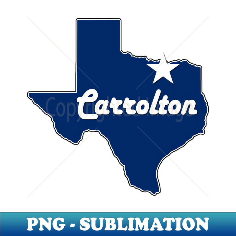 KR-20231107-1366_City of Carrolton Texas Lone Star State Map Navy Blue 2865.jpg