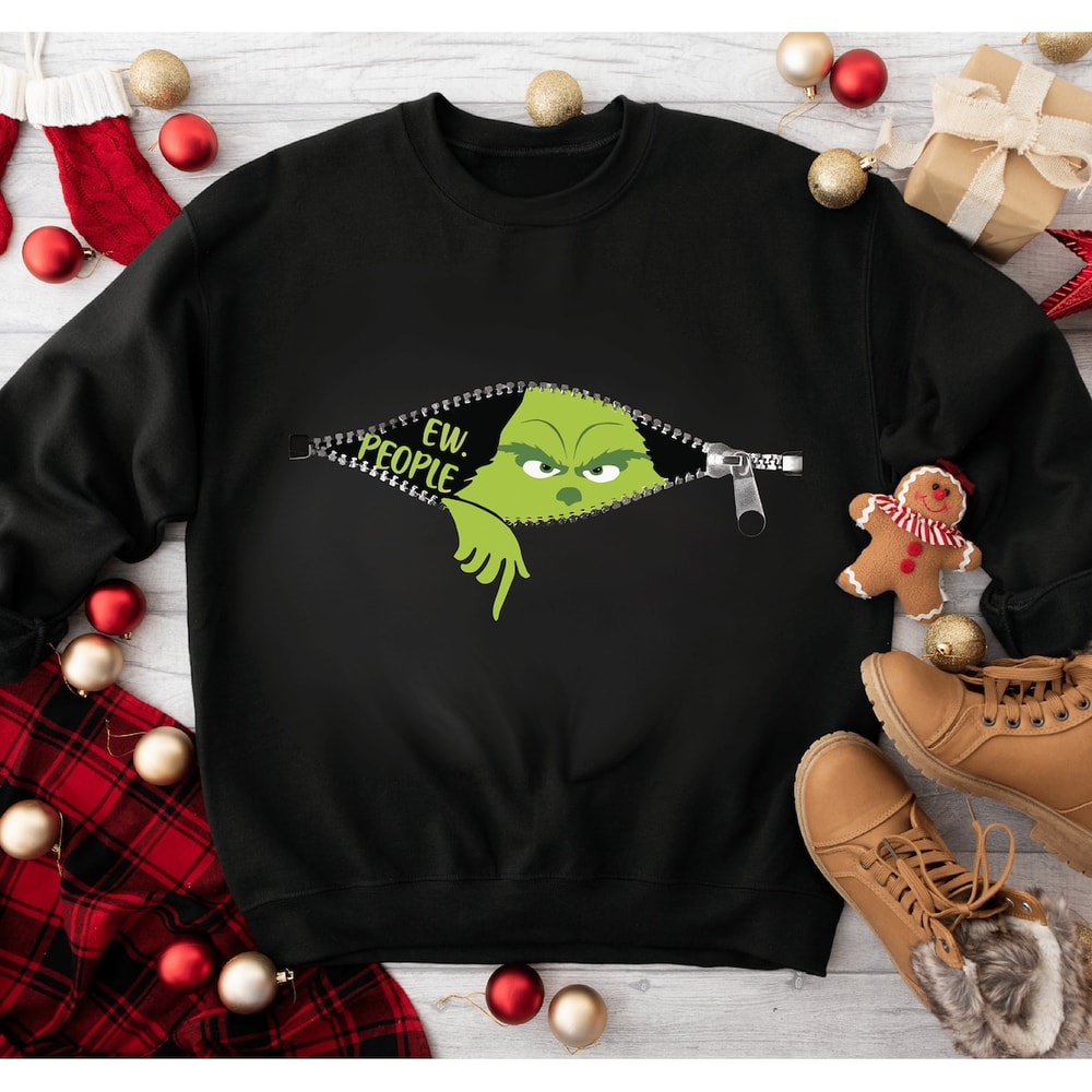 Ew People Sweatshirt,Grnicmas Smiling Face Hoodie, Christmas Shirt Gift For Family, Christmas Sweatshirt, Trendy Christmas Tee,Husband Shirt.png