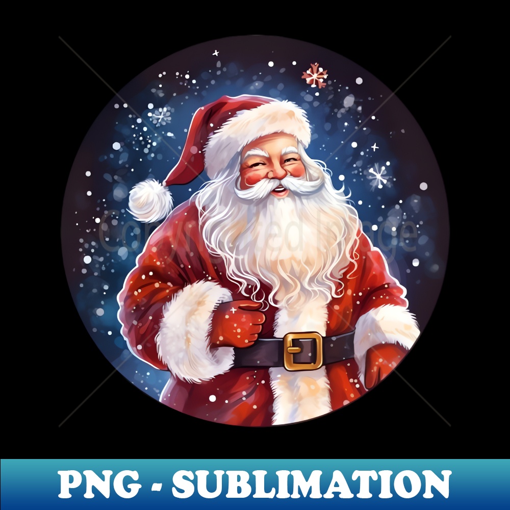 LM-20231107-6954_Santa Claus smiling with the words ho ho ho in the style of whimsical character design 6761.jpg