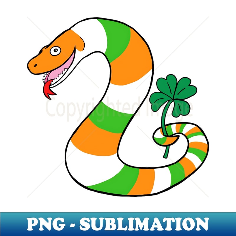 MQ-20231107-3653_Irish snake holding a Lucky Shamrock 5062.jpg
