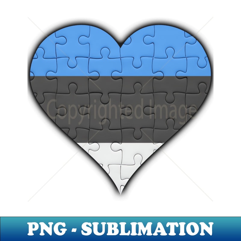 MT-20231107-2102_Estonian Jigsaw Puzzle Heart Design - Gift for Estonian With Estonia Roots 9607.jpg